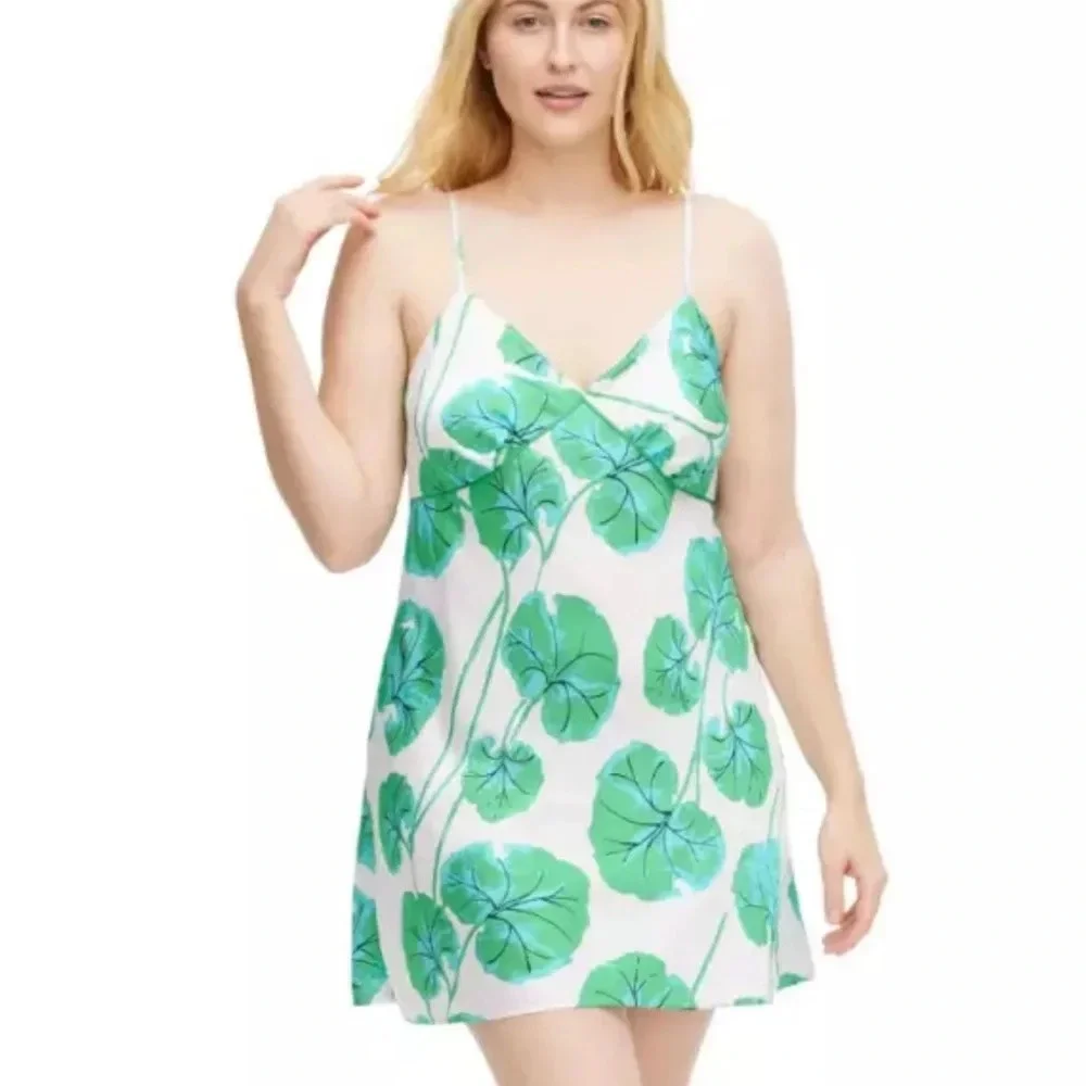 Diane Von Furstenburg X Target NWT Geranium Slip Dress